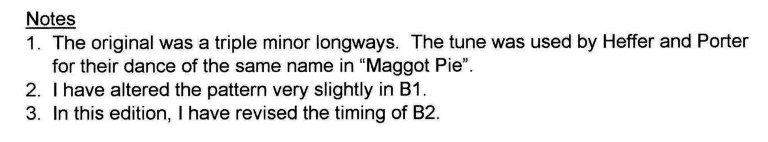 Mock Match, The (notes)